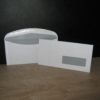 Enveloppes mécanisables C6/5-114X229 Blanc 80g Fenêtre 35x100