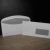 Enveloppes mécanisables C6/5-114X229 Blanc 80g Fenêter 45X100