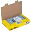 Boîte postale carton jaune 245x145x33mm