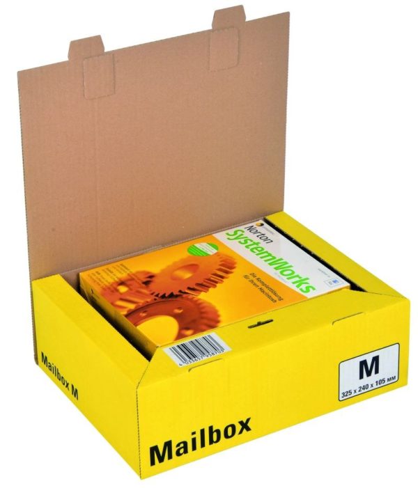 Boîte postale carton brun 325x240x105mm