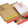 Pack de 2 pochettes d'expédition rigide en carton ondulé 250x351mm