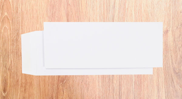 Pochettes 125X324 Blanc FSC 120g
