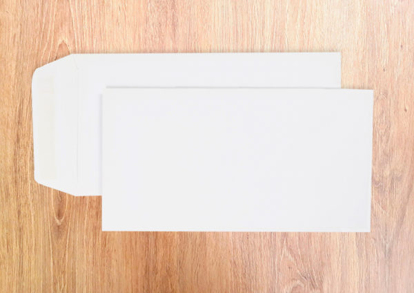 Pochettes 115X225 Blanc FSC 120g