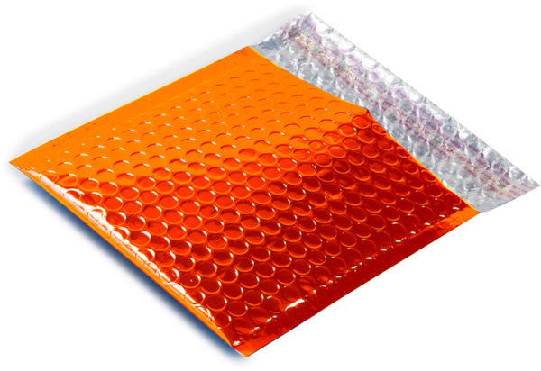 Pochettes bulles d'air gloss Orange